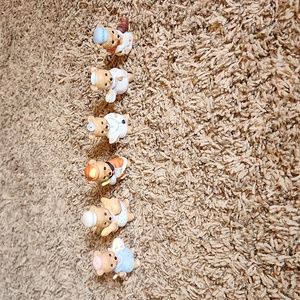 Home Co Career Bears - set of 6 figurines